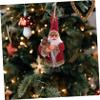 ABOOFAN Christmas Santa Claus Plush Doll Ornament for Holiday Tree Decoration Adorable Hanging Decor for Festive Celebrations and Giving view 4