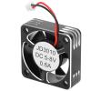 30x30mm/1.2x1.2in RC Cooling Fan, 28000 RPM Maximum Speed 28mm/1.1in Cable Electric Motor Cooling Fan for 1/10, 1/12, 1/8 RC ESC Engines (Silver) view 4