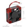 30x30mm/1.2x1.2in RC Cooling Fan, 28000 RPM Maximum Speed 28mm/1.1in Cable Electric Motor Cooling Fan for 1/10, 1/12, 1/8 RC ESC Engines (Red) view 3