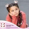 50Pcs Easter Mini Bunny Ears, Tiny Bunny Ears Hair Clips, Plush Rabbit Ears for Doll Crafts (Red) view 4