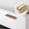 YDLJEHQO Wardrobe Door Handles,2pcs Drawer Handles Aluminum Alloy Furniture Handle,Cupboard knockers Bedroom Knob Knobber for Dresser(Gray,150mm) view 4