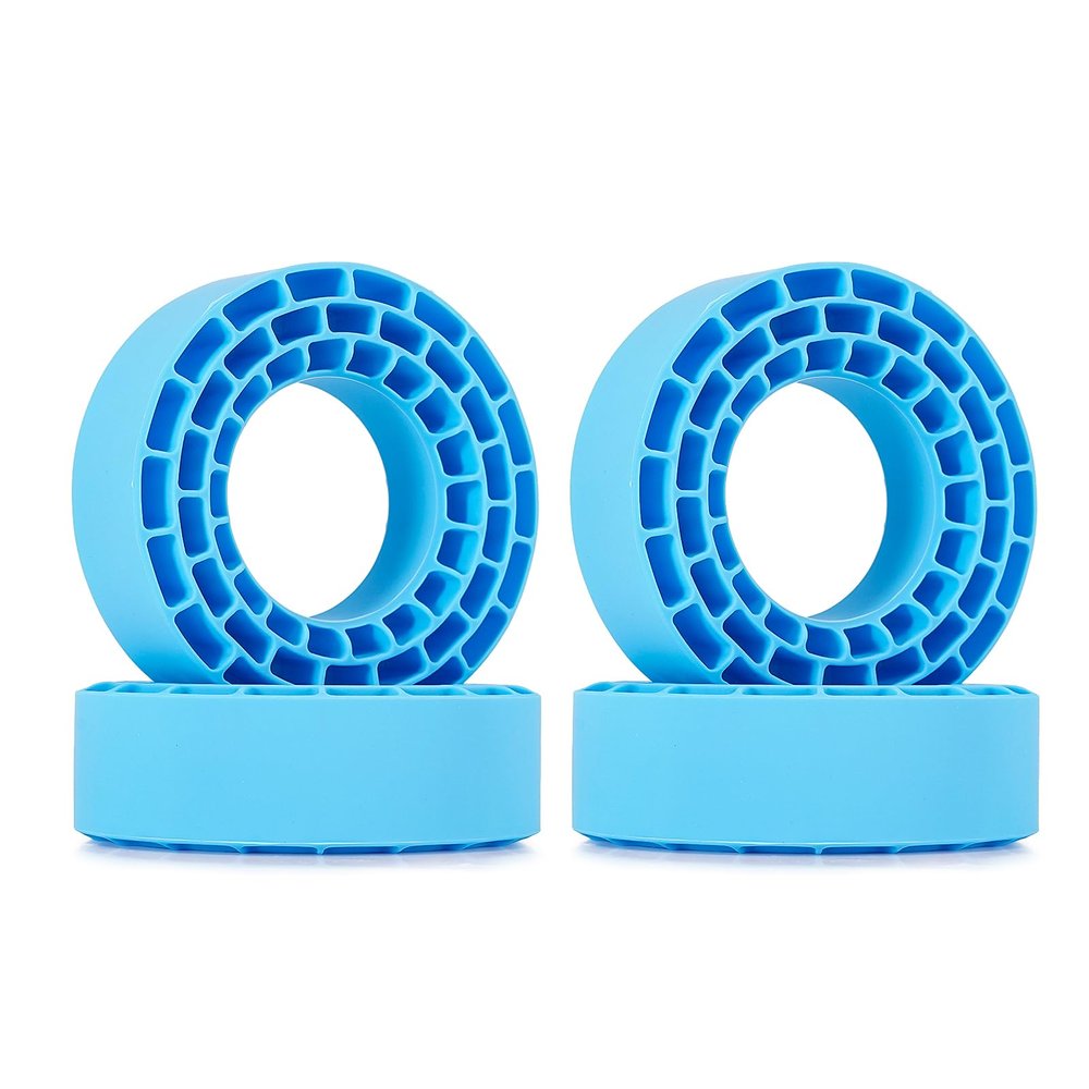 INJORA 1.55" Silicone Rubber Insert Foam for 95-97mm Tires(Blue)