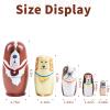 Tngan Nesting Dolls, 5Pcs 6" Tall Russian Nesting Dolls, Handmade Matryoshka for Kids, Wooden Stacking Toys for Christmas Home Wedding Party Decorations (Dog) view 2
