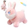 INPANY Bouncy Horse, Bunny Rabbit Hopper Toys, Toddler Plush Bouncing Animal, Kids Inflatable Ride on Rubber Bouncer, Outdoor Birthday Gift for 2 3 4 Yr Boy Girl view 1