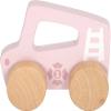 small foot Push Car Pink Wood 2-in-1 Gripping Toy and Toy Vehicle, Motor Skills Toy for Babies from 6 Months, 12709 view 4
