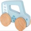 small foot Push Car Blue Wood 2-in-1 Gripping Toy & Toy Vehicle, Motor Skills Toy for Toddlers from 6 Months and up, 12710 view 1