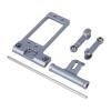 BOQEXSS for Vanquish for Wraith RR10 1/10 Aluminum Alloy Servo Mount Scale Full Hydraulic Steering System RC Crawler Axle Upgrade Parts RC Car Parts(Metallic) view 2
