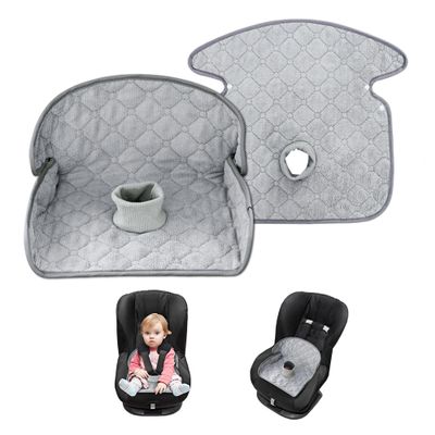 2 Pack Car Seat Protector for Child, Waterproof Toddler Seat Pee Pad for Strollers and Car Seats,4-Tier Leak-Proof,Non-Slip (Grey)