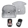2 Pack Car Seat Protector for Child, Waterproof Toddler Seat Pee Pad for Strollers and Car Seats,4-Tier Leak-Proof,Non-Slip (Grey) view 1