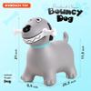 EVERICH TOY Bouncy Dog Hopper Toys for Toddlers, Bouncy Horse Animals, Inflatable Ride on Bouncer Hopping Gifts for Boys Girls 18 Months 2 3 4 5 6 Years Old view 3