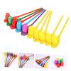 BRIGHTFUFU Spoon Relay Race Toys 10 Sets of Wooden Spoon Ball Game Balance Game Training Tool for Boys and Girls view 3