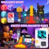 170PCS Magnetic Blocks,1" Light Up Magnetic Building Blocks, Magnets Cubes for Kids to Build 3D Dark Castle Stacking Toddler Set,SETM Sensory Toys for Kids 3+ Ages Boys Girls Christmas Birthday Gifts view 2