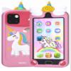 Kids Phone - Toddler Girl Toys for Age 3-12, Christmas Birthday Gifts for Girls, 4.0" Touchscreen Kids Smart Phone with Dual Cameras, Games, Music Player, 32GB Card, Toddler Learning Toys Cell Phone view 1