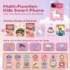 Kids Phone - Toddler Girl Toys for Age 3-12, Christmas Birthday Gifts for Girls, 4.0" Touchscreen Kids Smart Phone with Dual Cameras, Games, Music Player, 32GB Card, Toddler Learning Toys Cell Phone view 3