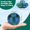 4 Pcs 3D Printed Gear Ball Gear Sphere Fidget Toy, Steampunk Whirling Wonder Fidget Gear Ball Stress Anxiety Relaxing Fidgets Toys for Office and Home Christmas Stocking Stuffers Party Favors Gift view 2