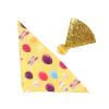 AYNEFY Happy Birthday Goose Outfit, Sparkling Party Hat and Yellow Scarf for Lawn Goose, Celebrate Birthdays All Year for Cement and Plastic Geese up to 23 Inches view 1