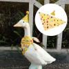 AYNEFY Happy Birthday Goose Outfit, Sparkling Party Hat and Yellow Scarf for Lawn Goose, Celebrate Birthdays All Year for Cement and Plastic Geese up to 23 Inches view 2