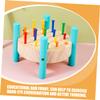 SUPVOX 3sets Nailing Pounding Hammer Toy Boys and Girls Learning Workbench Hammer for Toddlers view 4