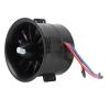 80mm 12 Blades Ducted Fan, EDF Ducted Fan with 3000W 6S Brushless Motor & 2000KV Maximum Thrust 3.43kg for RC Jet Airplane, RC Model Aircraft Accessories, RC Replacement Part view 1