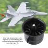 80mm 12 Blades Ducted Fan, EDF Ducted Fan with 3000W 6S Brushless Motor & 2000KV Maximum Thrust 3.43kg for RC Jet Airplane, RC Model Aircraft Accessories, RC Replacement Part view 3