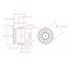 80mm 12 Blades Ducted Fan, EDF Ducted Fan with 3000W 6S Brushless Motor & 2000KV Maximum Thrust 3.43kg for RC Jet Airplane, RC Model Aircraft Accessories, RC Replacement Part view 4