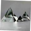 Homoyoyo Optical Glass Pyramid Prism for Light Refraction Rainbow Creation and Meditation Desk Ornament for Home Decor and Science Experiments view 2