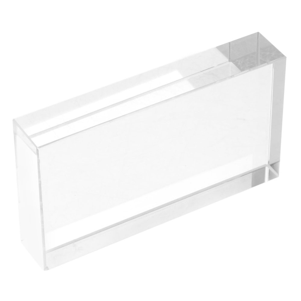Alipis Physics Experiments Glass Prism Rectangular Decorative Prism for Educational Crystals