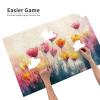 Vextrovia Abstract styless Painting Artwork,Spring Blooming Flowers, Puzzles for Adults 1000 Pieces, Home Decor,Party Brainstorming,Challenge to Relieve Work and Stress, Delighting Body and Mind view 3