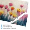 Vextrovia Abstract styless Painting Artwork,Spring Blooming Flowers, Puzzles for Adults 1000 Pieces, Home Decor,Party Brainstorming,Challenge to Relieve Work and Stress, Delighting Body and Mind view 4