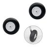 2PCS RC Airplane Foam Wheel Light Sponge Tire with Plastic Hub for RC Airplane Plane Helicopter DIY Model Toy Plane Wheel Replacement Parts (3 Inch) view 2