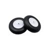 2PCS RC Airplane Foam Wheel Light Sponge Tire with Plastic Hub for RC Airplane Plane Helicopter DIY Model Toy Plane Wheel Replacement Parts (3 Inch) view 4