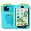 Kids Phone - Toddler Boy Dinosaur Toys for Age 3-12, Christmas Birthday Gifts for Boys, 4.0" Touchscreen Kids Smart Phone with Dual Cameras, Games, Music Player, 32GB, Toddler Learning Toys Cell Phone view 1