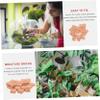 BESPORTBLE 40pcs Miniature Wall Bricks Clay Air Dry Diorama Materials Boys and Girls DIY Decor view 3