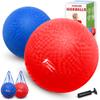 FATEUAER 10 Inch Kickball Set, Dodgeballs 2 Pack, Playground Balls Gift view 1