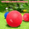 FATEUAER 10 Inch Kickball Set, Dodgeballs 2 Pack, Playground Balls Gift view 4