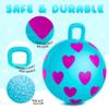 PlayZap Hopper Balls for Kids 3-6, Bouncy Ball with Handle, Inflatable Bouncing Hopper, Garden Hopping Toys Girls Boys Gifts view 2