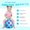 PlayZap Hopper Balls for Kids 3-6, Bouncy Ball with Handle, Inflatable Bouncing Hopper, Garden Hopping Toys Girls Boys Gifts view 4