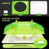 DEZAWRTY X Stadium Large Battle Set, 6 Spinning Tops, 2 Launchers and 1 Xtreme Arena with X-Celeration Rail, Blade Battling Game view 4