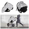 Muishi Cute Doves Baby Car Seat Canopy Nursing Cover for Newborn Car Seat Breastfeeding Covers Blanket Newborn Shower Gift view 4