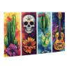 CDSASHCA 500 Piece Adult Wooden Jigsaw Puzzle - Desert Scene with Cactus, Skull,Cocktail and Guitar,Mind Flight,Ideal for Exercising Brain Power and Hands-on Skills,Gifts for Family and Friends view 2