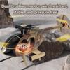 Actualia 1/28 RC Helicopter for Adults, RC ERA C189 MD500 Little Bird Aircraft Model, 2.4G 4CH Single-Rotor Remote Control Helicopter with One-Key Takeoff/Landing view 4