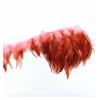 1meter Saddle Pheasant Feathers Trim Fringe Chicken Rooster plume Decoration Wedding Sewing Clothing Jewelry Making Pluma10-15cm(Red feathers) view 4