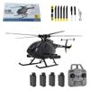 Actualia 1/28 RC Helicopter for Adults, RC ERA C189 MD500 Little Bird Aircraft Model, 2.4G 4CH Single-Rotor Remote Control Helicopter with One-Key Takeoff/Landing view 1