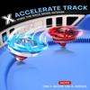 DEZAWRTY X Stadium Battle Set with X-Celeration Rail, 6 Right-Spin Tops, 2 Launchers and 1 Arena, Blade Battling Xtreme Game view 2