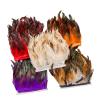1Meter Natural White Chicken Feathers Trim Fringe 10-15cm Rooster Feather Ribbon for Festival&Party Clothing Decoration Craft(Grass) view 3