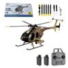 Actualia 1/28 RC Helicopter for Adults, RC ERA C189 MD500 Little Bird Aircraft Model, 2.4G 4CH Single-Rotor Remote Control Helicopter with One-Key Takeoff/Landing view 1