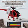 Actualia 1/28 RC Helicopter for Adults, RC ERA C189 MD500 Little Bird Aircraft Model, 2.4G 4CH Single-Rotor Remote Control Helicopter with One-Key Takeoff/Landing view 3