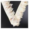 1Meter Natural White Chicken Feathers Trim Fringe 10-15cm Rooster Feather Ribbon for Festival&Party Clothing Decoration Craft(Purple) view 4