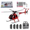 Actualia 1/28 RC Helicopter for Adults, RC ERA C189 MD500 Little Bird Aircraft Model, 2.4G 4CH Single-Rotor Remote Control Helicopter with One-Key Takeoff/Landing view 1