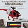 Actualia 1/28 RC Helicopter for Adults, RC ERA C189 MD500 Little Bird Aircraft Model, 2.4G 4CH Single-Rotor Remote Control Helicopter with One-Key Takeoff/Landing view 3